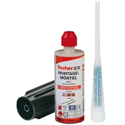 Produktbild von Fischer 519548, Polymer-modifizierter Mörtel, Mauerziegel, Beton, -40 - 120 °C