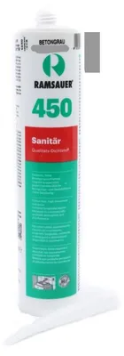 Produktbild von RAMSAUER 450 Sanitär Silikon 310 ml Kartusche Betongrau