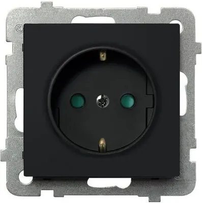 Produktbild von Ospel GP-1RSP/m/33, Schwarz, IP20, 16 A, 71 mm, 40 mm, 71 mm