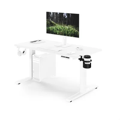 Obrázek produktu pro Ergonomická, výškově nastavitelná psací stůl, bílá barva: 120 x 60 cm: ARIA