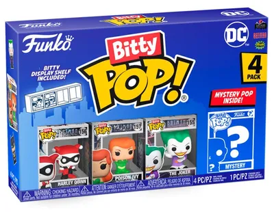 Obrázok produktu pre Blister 4 figúrky Bitty POP DC Comics Harley Quinn