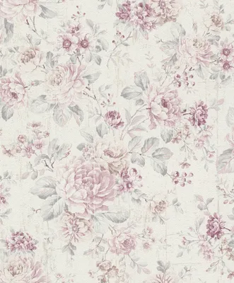 Produktbild von Blumentapete 516029 weiß rosa | Vintage Tapete | Rasch Tapeten Pure Vintage