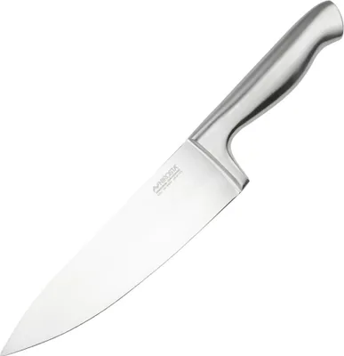 Produktbild von NIROSTA Kochmesser STAR, Küchenmesser, japanischer Edelstahl, handlicher Griff, Allzweckmesser zum Schneiden, Hacken und Filetieren, handgeschärfte Klinge (Klingenlänge: ca. 20 cm)