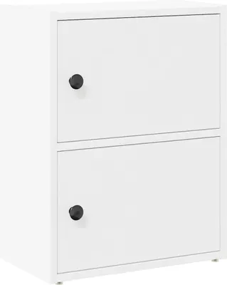 Obrázek produktu pro vidaXL Knihovna bílá 40x24x52 cm Materiál na bázi dřeva