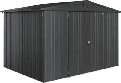 Obrázok produktu pre Plechový záhradný domček Biohort Europa 5 veľ. 296x224 cm tmavosivý metalický