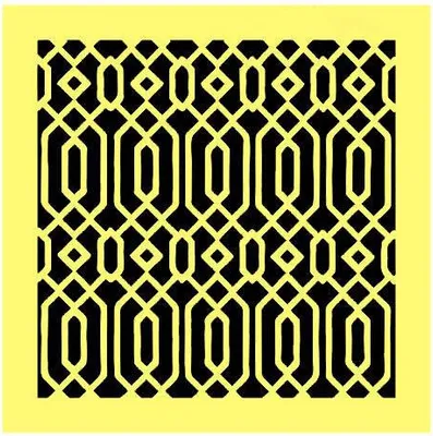 Produktbild von Mixed Media Schablone STENCIL für Decoupage Scrapbooking 16x16,  Decor
