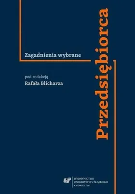 Productafbeelding van Przedsiębiorca. Zagadnienia wybrane - red. Rafał Blicharz