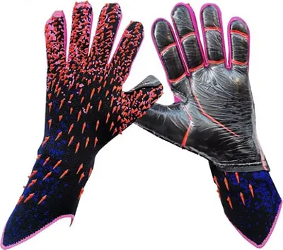 Produktbild von Torwarthandschuhe Fußball, Latex Anti-Rutsch, Starker Grip, für Kinder Jungen, Gr.10, Paar