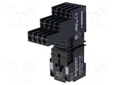 Image de 1x Support pour relais : Série : RXZ RXZE2S114M. Accessoire pour relais de temps. Broche : 14