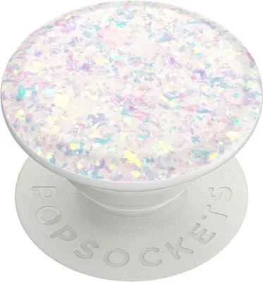 Produktbild von PopSockets - Luxe PopGrip - Iridescent Confetti White - Fingerhalter fürs Handy