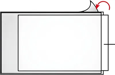 Produktbild von Veloflex 2219100, 5,6 cm, 9 cm, Transparent, Polypropylene