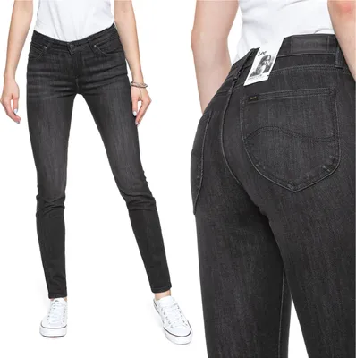 Produktbild von LEE, Damen Jeanshose, Skinny fit, SCARLETT, W25 L33, Schwarz, Jeans, baggyjeans, buggy
