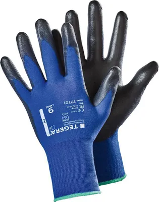 Produktbild von Synthetikhandschuh TEGERA 77701 | 6 Paar blau, Cat.II, 3111X, Gr. 8