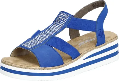 Produktbild von Rieker Keilsandaletten Damen 31373432383433 Blau 38 EU