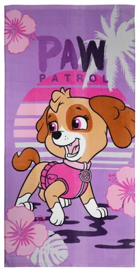 Produktbild von Paw Patrol - Skye Kinder Strandtuch Badetuch Handtuch 100% Baumwolle 140 x 70 cm Lila