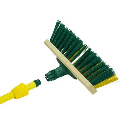 Produktbild von Kehrset Kehrgarnitur mit 25 cm Straßenbesen Besen Kehrbesen Kehrschaufel Set