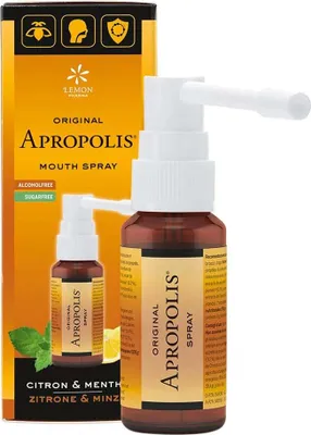 Produktbild von Apropolis Mundspray - Zitrone-Minze 30ml
