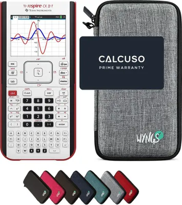 Produktbild von TI-Nspire CX II-T inkl. WYNGS Schutztasche Hellgrau - Grafikrechner - Basic Set