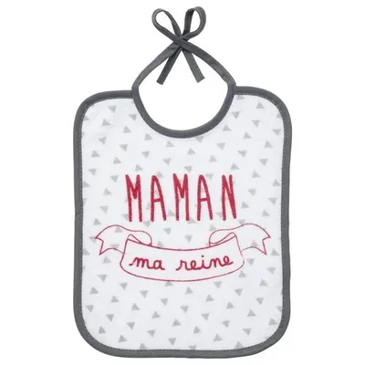 Produktbild von BABYCALIN Set mit 5 Lätzchen Geburtsbotschaft Familie - 20 x 25 cm