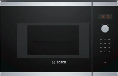 Immagine prodotto di Forno a Microonde Bosch BEL523MS0 con Grill da Incasso 20 L 800 W Nero Acciaio Inossidabile