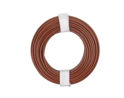 Immagine prodotto di Cavo intrecciato in rame 0,50 mm² / 10 m / marrone