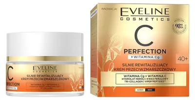 Productafbeelding van Eveline Cosmetics C-Perfection, intensief revitaliserende anti-rimpelcrème voor 40+, 50 ml