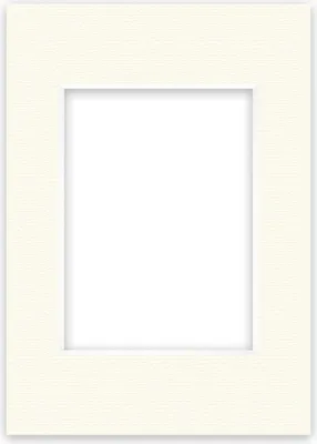 A square mat with a rectangular opening in the center, on a white background.
