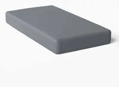 Produktbild von Eevi Spannbettlaken 140x70 cm Dunkelgrau Baumwolle