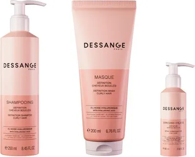 Image de Routine DEFINITION Cheveux Bouclés - Shampooing 250ml + Masque 200ml + Soin Sans Rinçage 100ml - Hydratation, Nutrition et Définition des Boucles