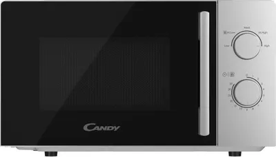 Obrázek produktu pro Mikrovlnná trouba Candy CMW20SMSLI, 20 l, 700 W, mechanické ovládání, 5 výkonových stupňů, stříbrná