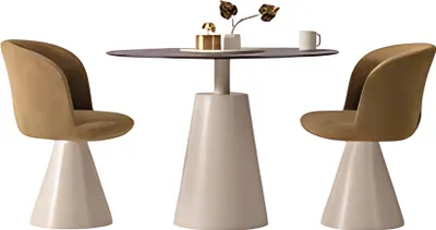 Produktbild von Runder Tisch Bistro Rundtisch Tische Möbel Einrichtung 3tlg