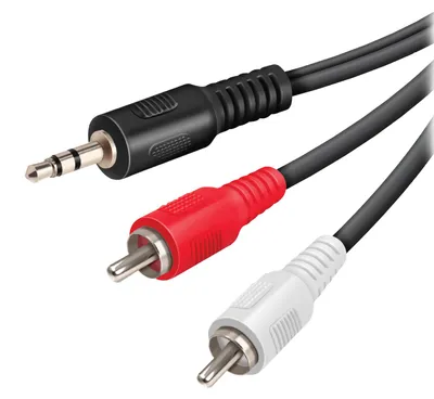 Image de VIVanco™Câble audio jack 3,5 mm vers 2 RCA mâles