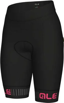 Obrázok produktu pre Letné dámske cyklistické nohavice Alé Solid Traguardo čierne/ružové