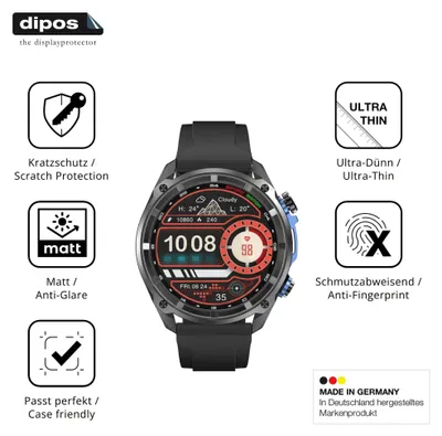 Produktbild von 6x Schutzfolie für DTNO.1 DTG1 matt Displayschutzfolie Folie Display Schutz dipos