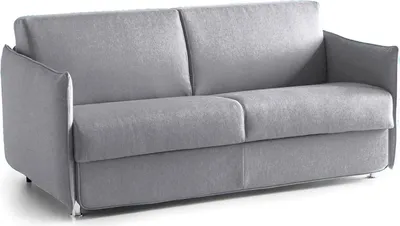 Immagine prodotto di Verceia - Divano Letto 2 Posti, 160x95 cm Grigio, Sfoderabile  Italy