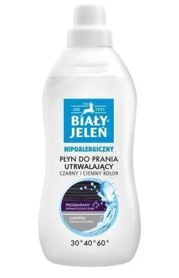 Obrázek produktu pro Biały Jeleń Płyn do prania utrwalający czarny i ciemny kolor, 1 l