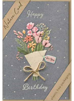 Produktbild von bsb 693001-2 Geburtstagskarte - Natur Card, inkl. Umschlag