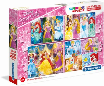Obrázek produktu pro Clementoni Disney Princess, 20 kusů, Kreslené filmy, 3 rok/roky