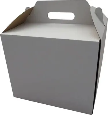 Produktbild von Süßwarenschachtel mit Griff 26 x 26 x 25 cm 10 Stück.