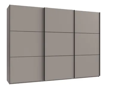 Produktbild von Schwebetürenschrank >indiana A< in SAHARAGRAU - 300x216x65cm (BxHxT)