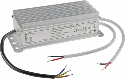 Produktbild von LED-Trafo IP67 wasserdicht 1-60W Ein 220-240V Aus 12V= Konstantspannung