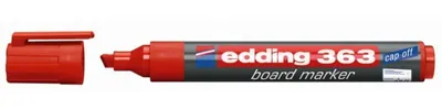 Produktbild von Edding Whiteboard-Marker Rot mit Keilspitze für Tafeln