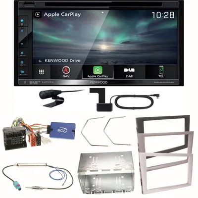 Produktbild von Kenwood DNX-5190DABS Carplay DVD Einbauset für Opel Signum Corsa C Tigra Twintop