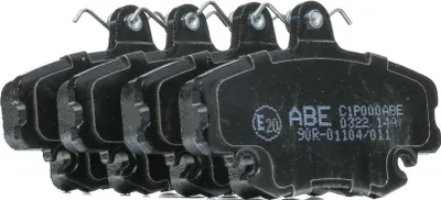 Produktbild von ABE Bremsbeläge Satz Vorne für RENAULT TWINGO II (CN0) C1P000ABE