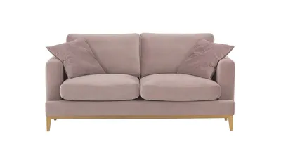 Produktbild von SLF24 - 2,5-Sitzer-Sofa Covex Wood - helllila - Velluto 14