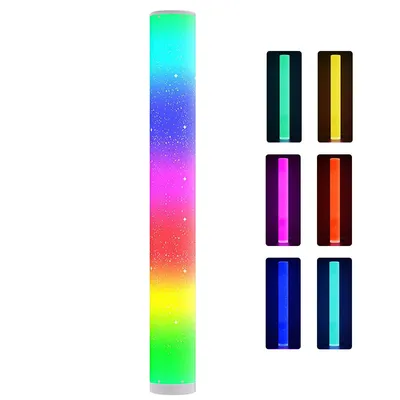 Produktbild von RGB Stehlampe mit 1000+ Lichtmodi & Musik-Sync, 360° Sternlichteffekt, APP/Remote/Knopfsteuerung, dimmbar & Timer, 103 cm modernes Design