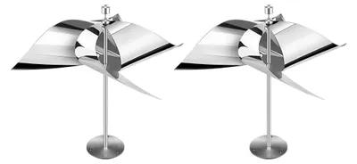 Produktbild von Windbetriebenes, reflektierendes Schreckgerät aus Edelstahl zur Vogelabwehr im Freien