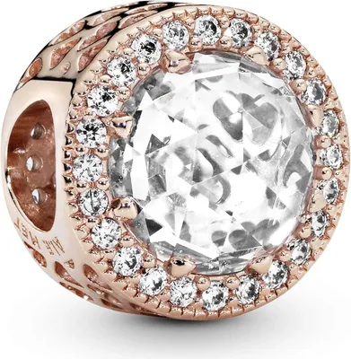 Produktbild von Pandora Charm Damen Strahlenkranz der Herzen Roségold 781725CZ