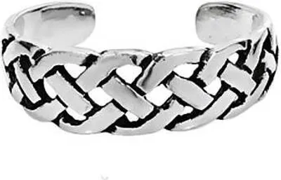 Produktbild von 925 Sterling Silber Keltische Celtic Gothic Zehenring Knoten 7211