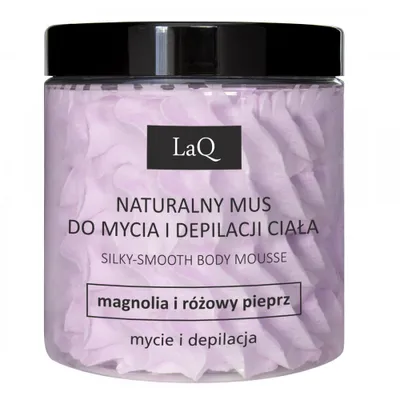 Produktbild von LaQ Kicia Magnolia Mus do mycia i depilacji ciała Magnolia i Różowy Pieprz, 250ml